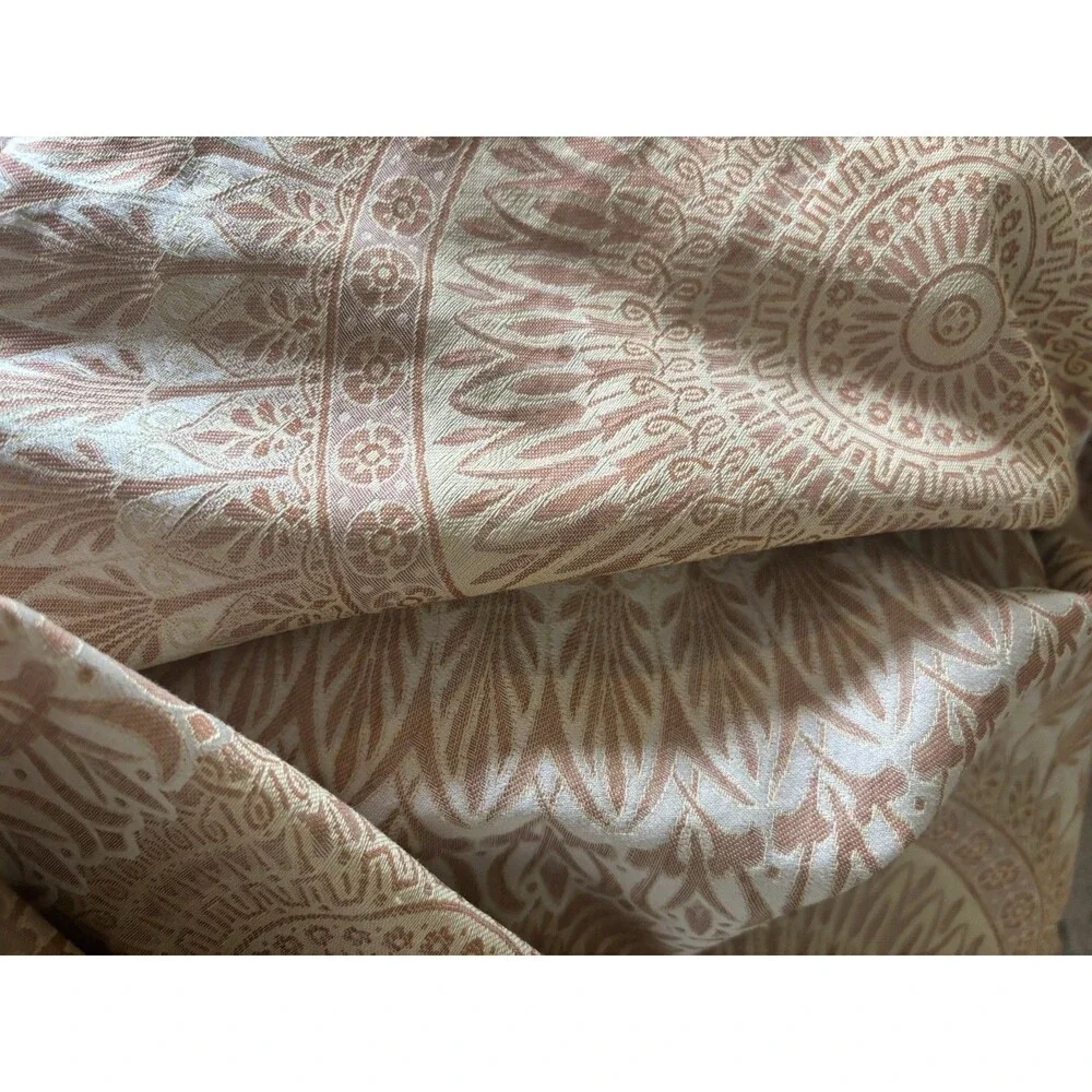 Peacock Alley Couture Gold Medallion King Duvet w/2 Shams Egyptian Cotton USA